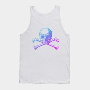 Aesthetic skull and crossbones Tank Top